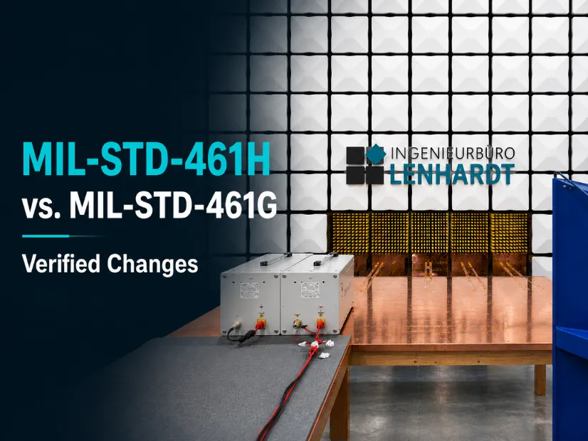 MIL-STD-461H vs. MIL-STD-461G: &Auml;nderungen und Auswirkungen auf die Testplanung