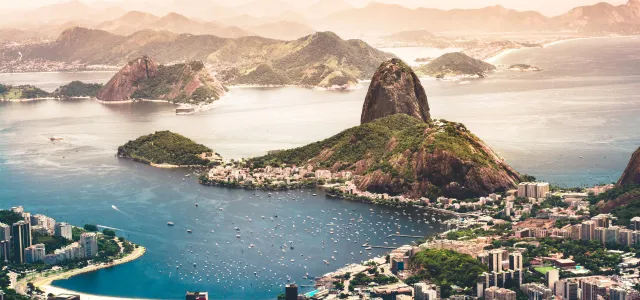 Aerial photography of Rio de Janeiro