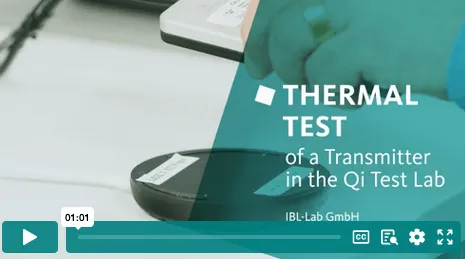 Thermal test in Qi lab