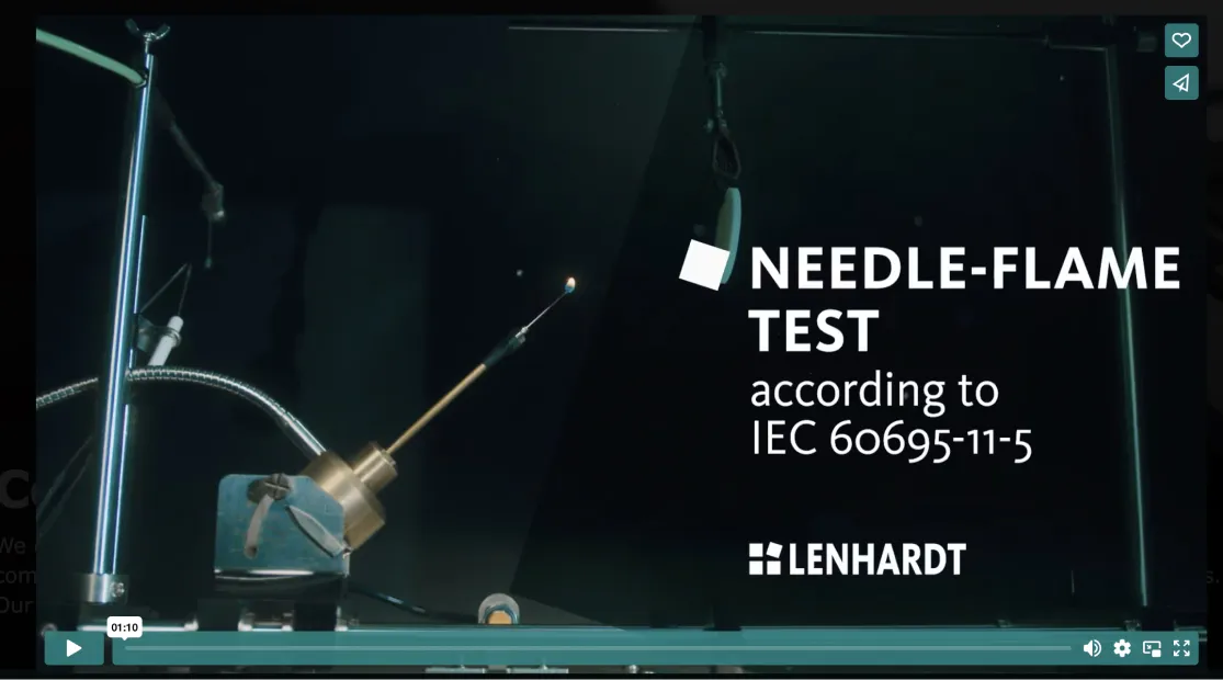 Needle Flame Testing