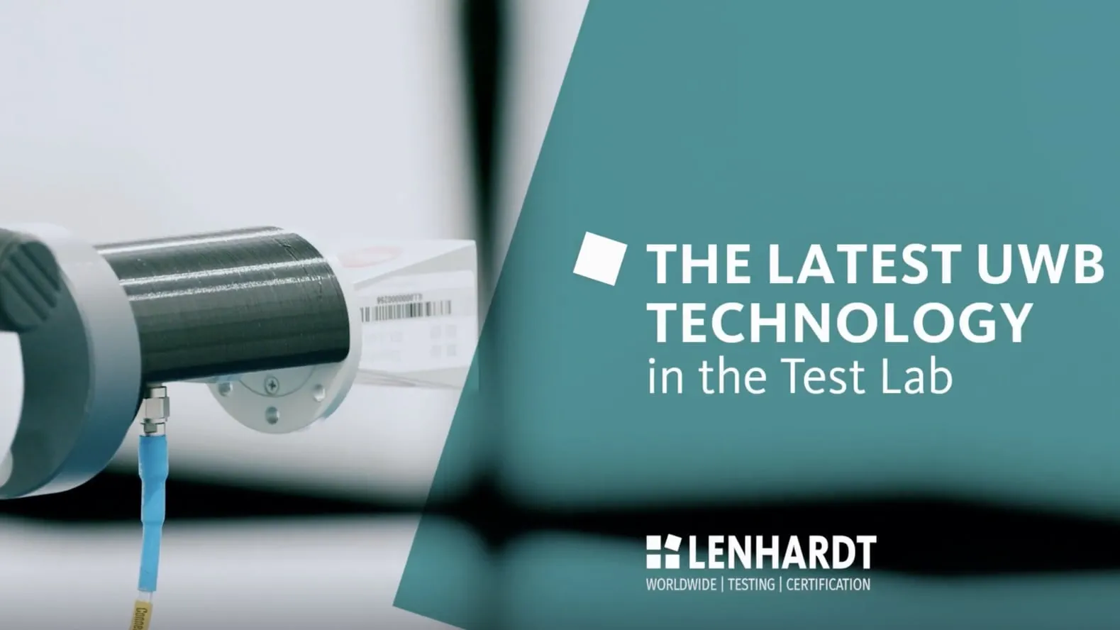 Essais de laboratoire de prototype UWB