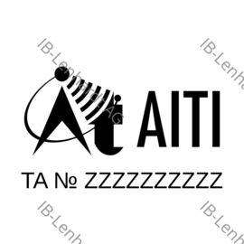 Aperçu de l'étiquette produit Brunei AITI Logo with Number