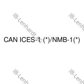 Aperçu de l'étiquette produit Canada IC - ICES-001