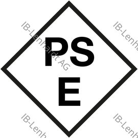 Japan PSE Diamond Mark (Category A Products) product label preview