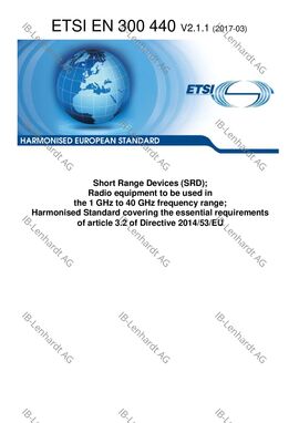 ETSI EN 300 440 V2.1.1