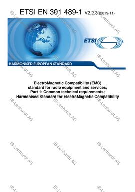 ETSI EN 301 489-1 V2.2.3 (2019-11)