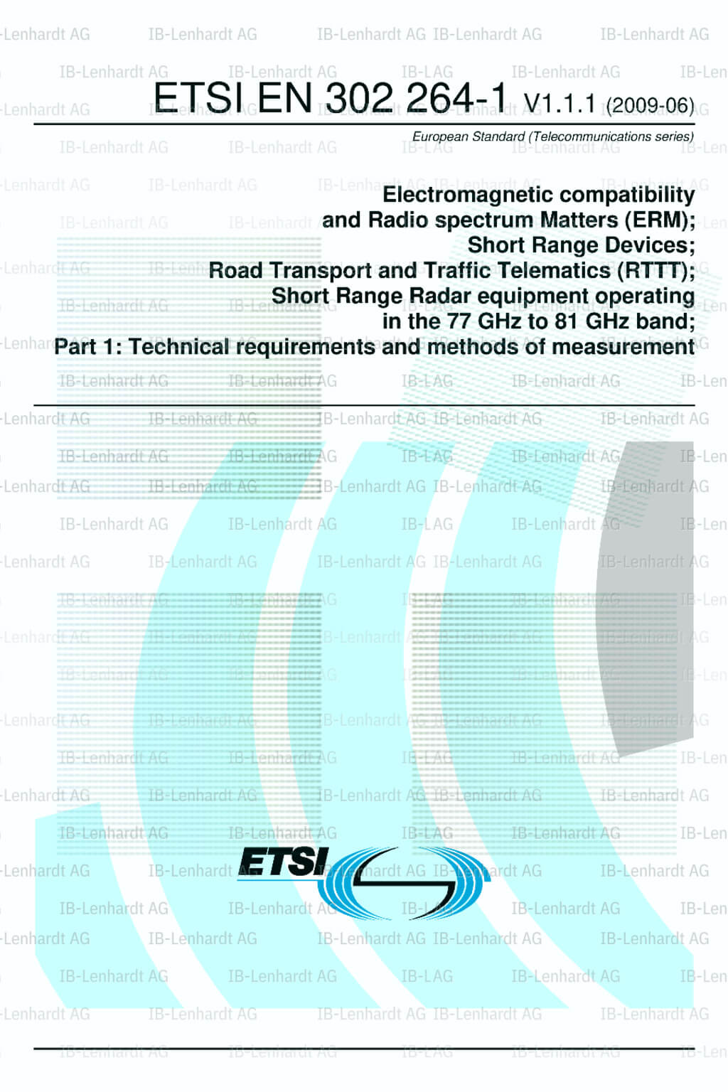ETSI EN 302 264-1 V1.1.1 