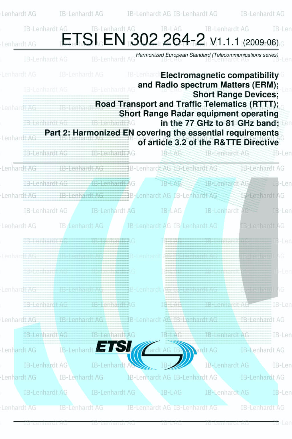 ETSI EN 302 264-2 V1.1.1