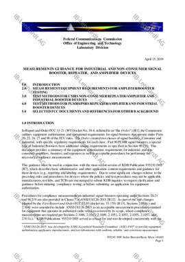 FCC KDB Publication 935210 D05 v01r04