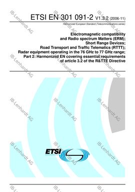 ETSI EN 301 091-2 V1.3.2