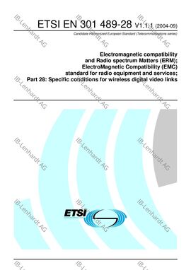 ETSI EN 301 489-28 V1.1.1 (2004-09)