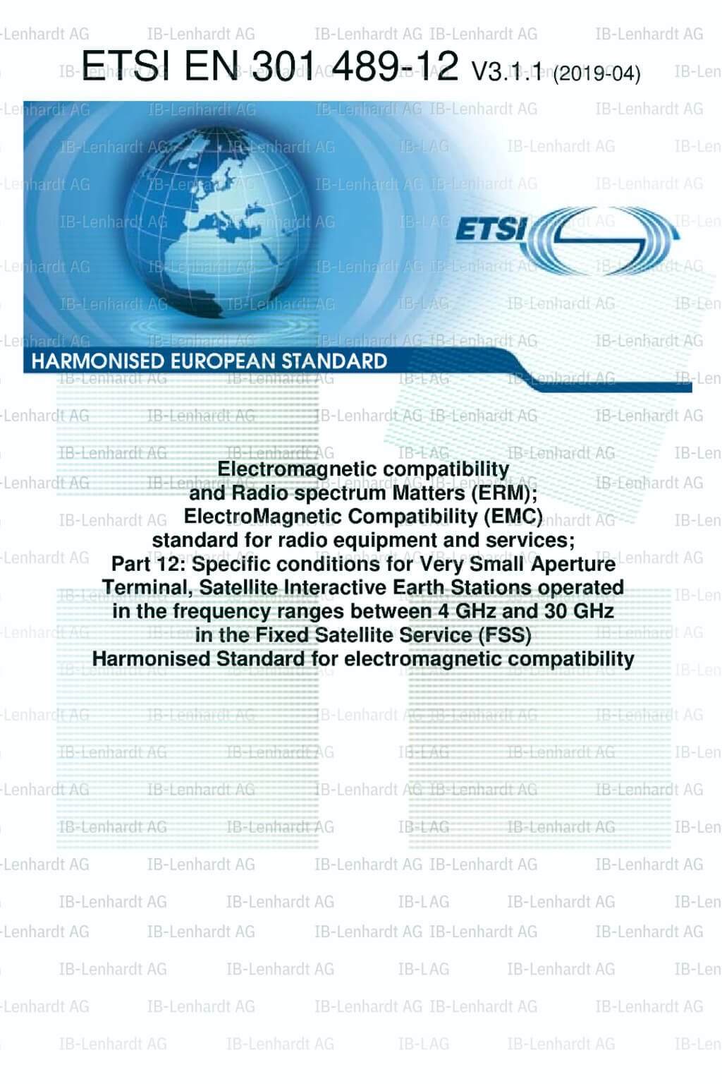 ETSI EN 301 489-12 V3.1.1