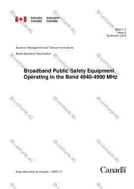 RSS-111 Issue 5