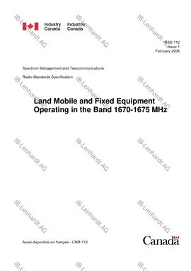 RSS-112 Issue 1