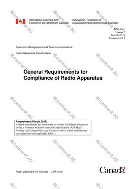 RSS-Gen Issue 5 Amendment 1