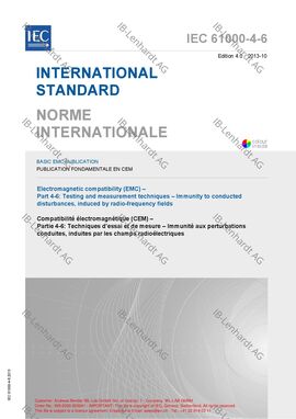 IEC 61000-4-6 Edition 4.0:2013-10