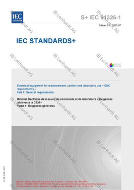 IEC 61326-1 Edition 2.0:2012-07