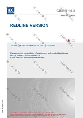 IEC CISPR 14-2 Edition 2.0:2015-02