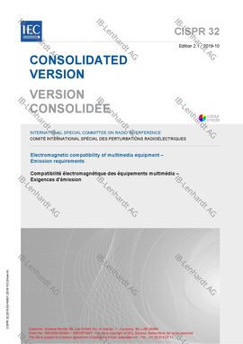 IEC CISPR 32 Edition 2.1:2019-10