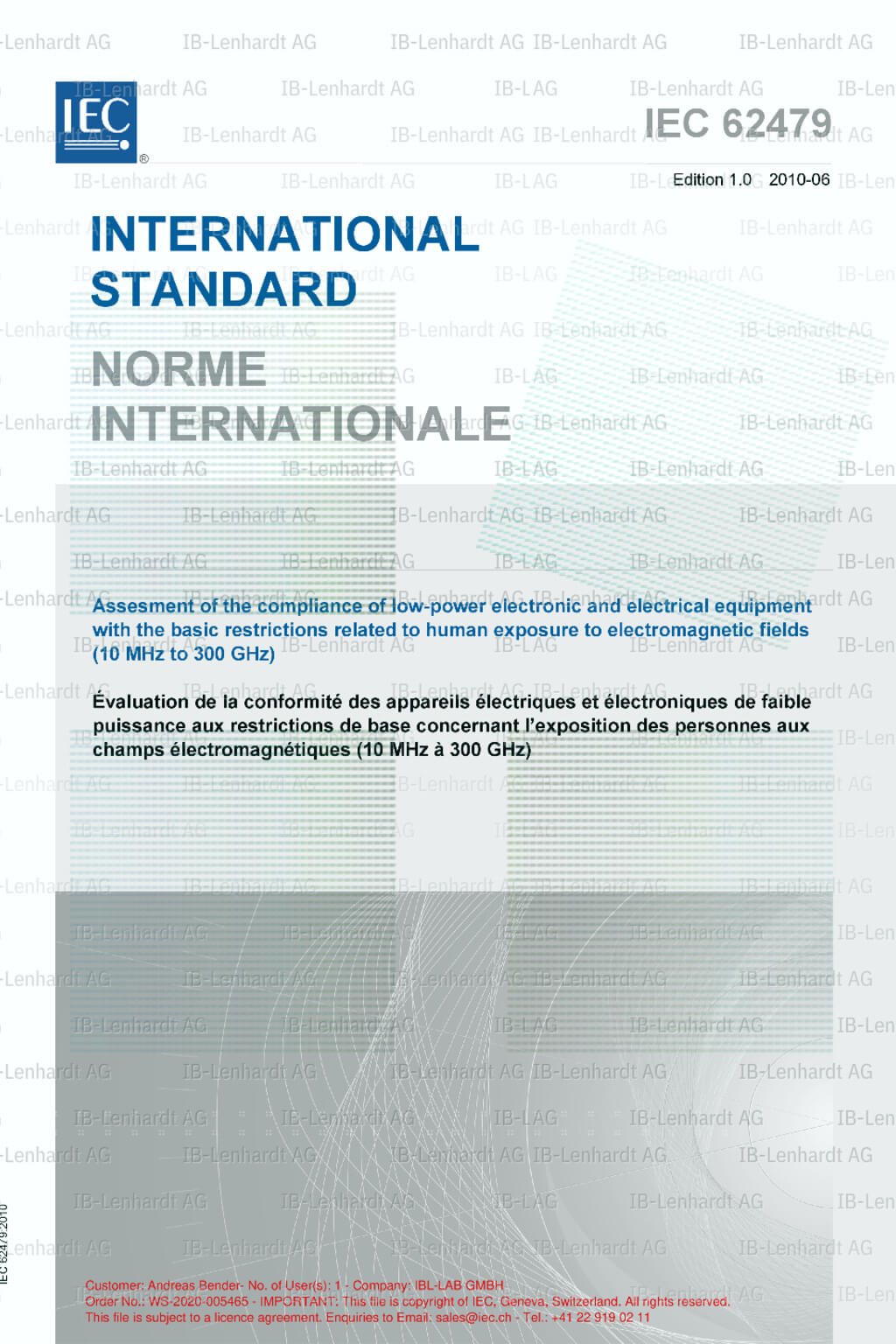IEC 62479:2010 ed1