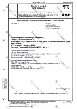 DIN EN IEC 61000-6-3 (VDE 0839-6-3)