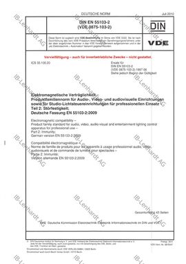 DIN EN 55103-2 (VDE 0875-103-2):2010-07