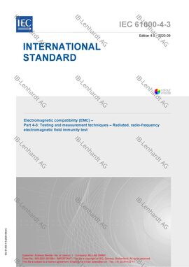 IEC 61000-4-3 Edition 4.0:2020-09