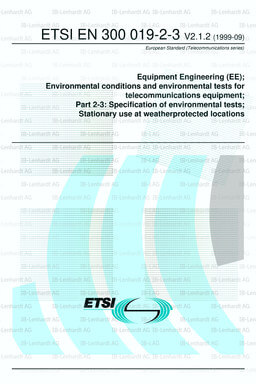 ETSI EN 300 019-2-3 V2.1.2 Cover