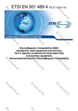 ETSI EN 301 489-4 V3.3.1 (2021-02)