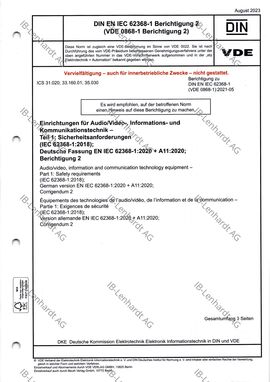 DIN EN IEC 62368-1:2020+A11:2020