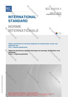 IEC 61010-1:2010+AMD1:2016 CSV