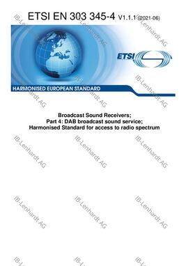 ETSI EN 303 345-4 V1.1.1 (2021-06)