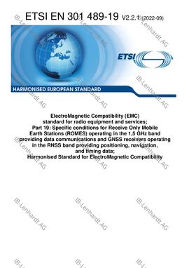 ETSI EN 301 489-19 V2.2.1 (2022-09)