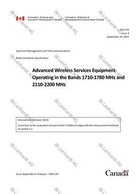 RSS-139 Issue 4