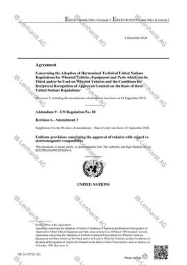 UN-ECE R-10.6 Rev6 Amendment 3 (2024-12)