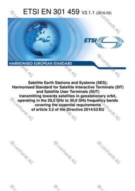 ETSI EN 301 459 V2.1.1 (2016-05)