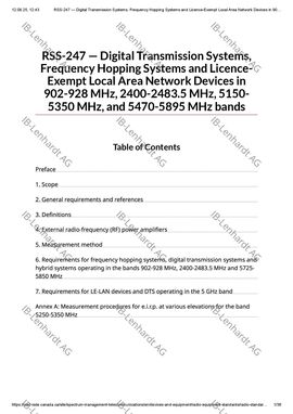 RSS-247 Issue 4